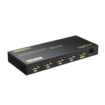 China 4k 60hz HDMI Splitter 1x4 HDMI 1 in 4 Out HDTV Splitter 1 to 4 way 3D 4 ports For apple TV PS5 PS4 PS3 XBox F131 for sale