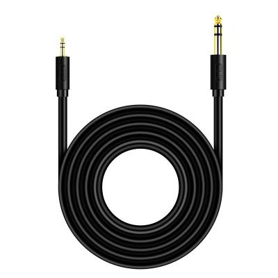 China Multimedia 3.5mm to 6.35mm Adapter Aux Cable for Mixer Amplifier CD Player Speaker Gold Plated 3.5 Jack to 6.5 Jack Male Audio Cable for sale