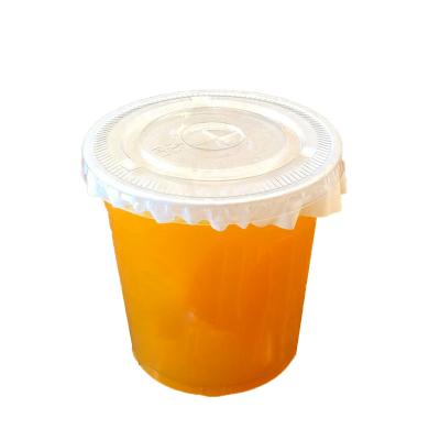 China Eco Friendly Transparent Disposable PP Disposable Reusable Plastic Ice Cream Party Cup For Pudding Yogurt for sale