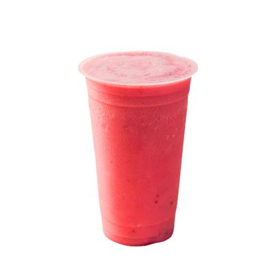 China Disposable Eco Friendly Fruit Salad Milk Tea Cold Drinking In Plastic Sauce Cup With Printing For Impact for sale