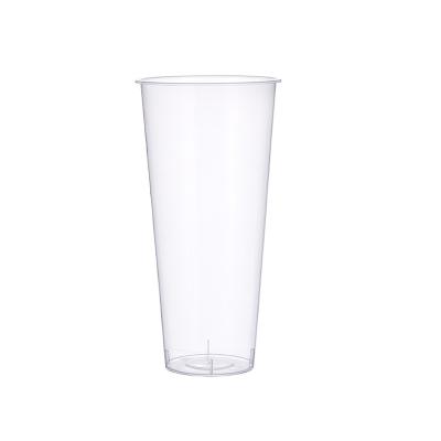 China Eco Friendly Reusable Eco Friendly Disposable Plastic Boba Tea Cups For Party Drinks Cup Bubble Tea Drinking Seltzer Water for sale