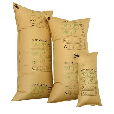 China Transport Loading Securing Kraft Paper Dunnage Air Bag Vacuum Filling For Shipping Container Load Securement for sale