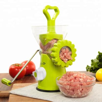 China Sustainable Plastic Manual Meat Grinder With Sausage Filling for sale