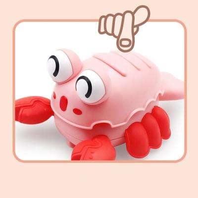 China Promotional 2-year-old Crab Backward Force Press Children Kids Toys Puzzle Baby Boy and Girl Toy Crawling Animals Car for sale