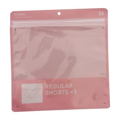 China Moisture Proof Stock Transparent PE Plastic Clothing T-shirt Packaging Bag for sale