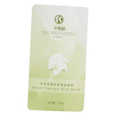 China Moisture Proof 3 Side Seal Bag Cosmetic Packaging Facial Mask Packaging Bag For Product Make Up for sale