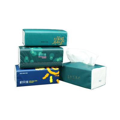 China Wholesale Price Custom 2 PLY Facial Tissue Soft Comfortable 100% Virgin Wood Pulp Eco-friendly For Home for sale