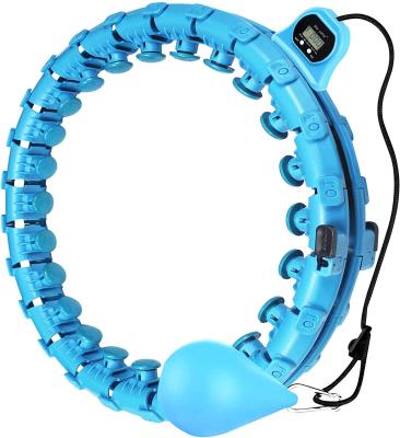 China new mobile gym fitness smart hula hoops with auto-spinning hoops detachable for sale