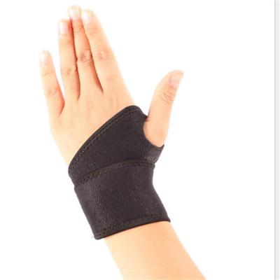 China pain relief wrist band portable adjustable wrist support wrist brace hand strap belt sport tennis badminton for sale