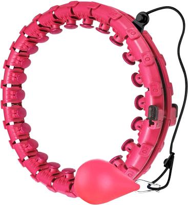 China Smart Lose Exercise Detachable Portable Sports Weighted Hula Hoops For Adults for sale