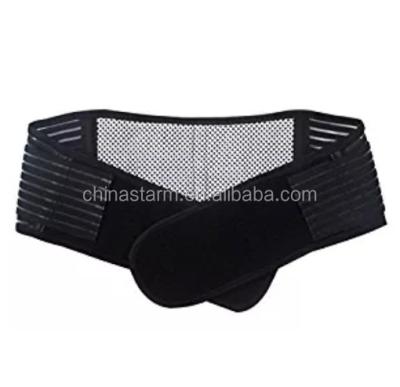 China Waist Trimmer Black Tourmaline Self-Heating Magnetic Therapy Waist Support Belt Lumbar Support for sale