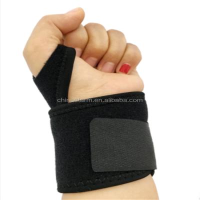 China Wholesale Custom Thumb Gym Wrist Wraps Thumb Brace Wrist Support wraps support wrist wraps brace with thumb loops for sale