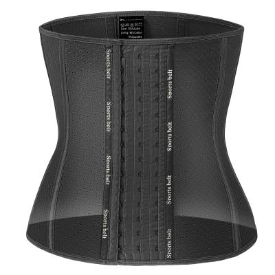 China Women Waist Trainer Corset Shapewear Double Control Body Shaper Tummy Fat Burning Waist Cincher for sale