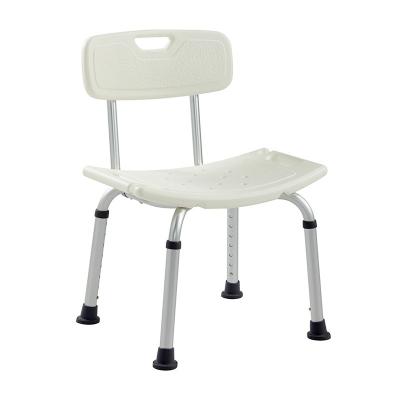 China Aluminum alloy +PE hollow blow molding. Shower chair shower bath for the elderly for sale