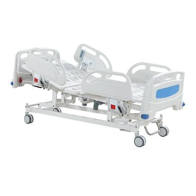 China Metal Electric Five Functions Bed With Wheel For Hospital for sale