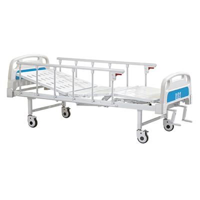 China Metal All Metal Single Metal 198*94*18cm AHC-HM211LS 4 Case Home Care Project Medical Disabled Patient Care Hospital Bed 2 Cranks for sale