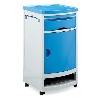 China Easy Move Hospital Accessories ABS Hospital Bedside Clean Clean Cabinet For Hospital for sale