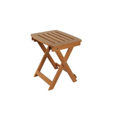 China BAMBKIN Proof Whater Folding Stool Chair Furniture Bamboo Shower Bench Bar Stools Eco-friendly Wholesale Counter Bathroom for sale