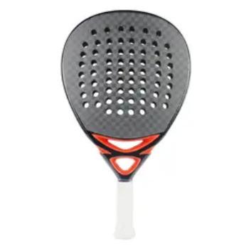 China Outdoor Carbon Fiber Carbon Fiber Tennis Racket With EVA Memory Flex Foam Core Padel Custom Racket for sale