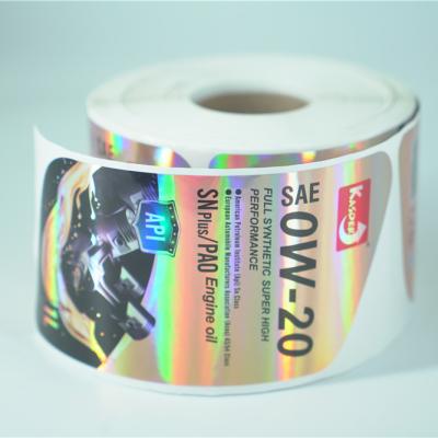 China Waterproof Eco-Friendly Biodegradable Custom Adhesive Black Aluminum Foil Vinyl Labels Stickers Packaging Logo Printing for sale