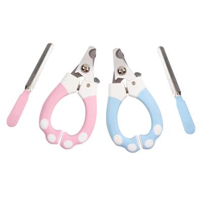 China 003 Stainless Steel Dog Nail Clippers Dog Clippers Cat Grooming Tool Viable Pet Nail Clippers for sale