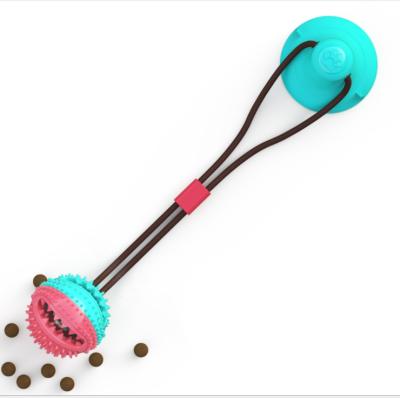 China Viable Set Ball Rubber Chew Toy Dog Cotton Rope Dog Toy Pet Supplies for sale