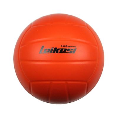 China Leikesi Orange Foam Volleyball Official Size 5 Veneer Soft Match Training Customizable Logo Wholesale 5# for sale