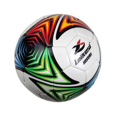 China Cheap LX-1129 PVC Football Soccer Ball Colored Size 5 Soccer Balls Machine Stitched Professional Soccer Ball for sale