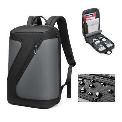 China Polyester Black Anti Theft Waterproof Travel Laptop Backpack 20Litre for sale