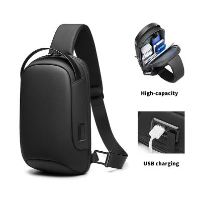 China Factory new design hot sell bulk travel shoulder Chest bag korean crossbody custom men sling bag for sale