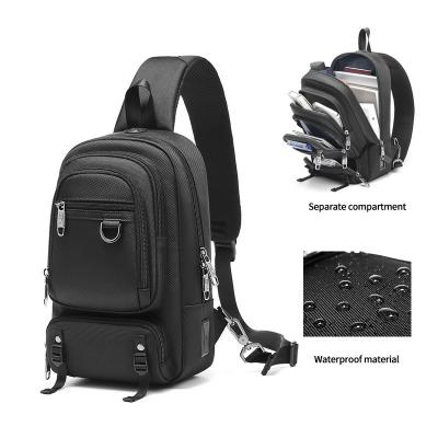 China Travel One Shoulder Backpack Mens Sling Bag Preppy Style Dismountable for sale