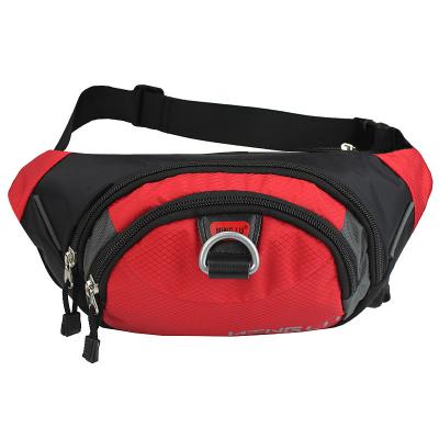 China Red Yellow Women Designer Waterproof Waist Bag Solid Color Multi Storey for sale