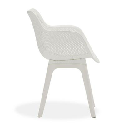 China Nordic simplicity Uland pp plastic lounge chair, modern white plastic chair for sale