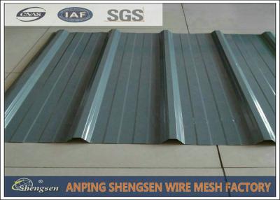 China Multicolors Corrugated Sheet Metal Panels 0.15 - 1.0mm For Roof Anti Rust for sale