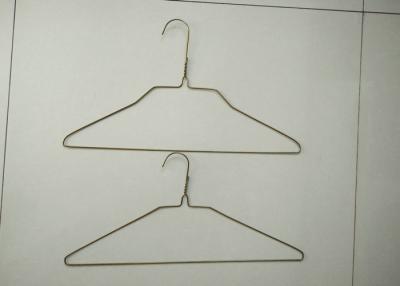 China Het goud bedekte Gegalvaniseerde Draadhangers, de Hangers van de Metaaldraad voor Overhemden met een laag Te koop