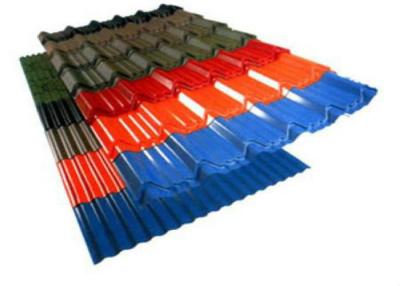 China Colour Coated Corrugated Roofing Sheets , Hot Rolled Corrugated Metal Panels for sale