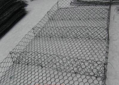 China Galvanized Gabion Baskets / Gabion Baskets Retaining Wall High Tensile Strength for sale