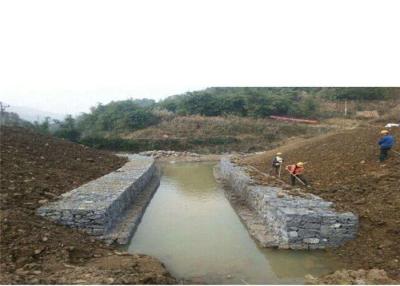 China River Bank Gabion Reno Mattress With Rock Bucket Gabion Cages Fit Bridge Protection for sale