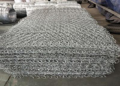 China Hot Dipped Electro Galvanized Stone Cage Wire Mesh 60x80mm Size ISO9001 Listed for sale