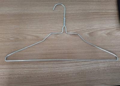 China 18 Inch 2.0mm Galvanized Iron Wire Shirt Hanger For Laundry One Time Use for sale