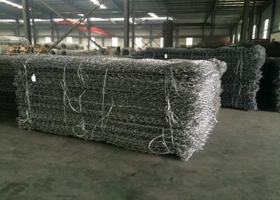 China Pvc Coated And Galvanized Gabion Basket / Gabion Wire Mesh For Protecting Dam for sale