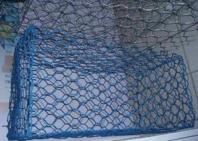 China Hot Dipped Galvanized Material Gabion Wall Fence , Rock Gabion Baskets for sale