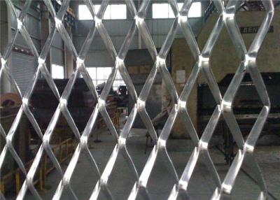 China Flatted Small Hole Expanded Aluminum Metal Sheet Mesh For Hotel Silver Color for sale