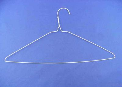 China Laundry Use 16 Inches 2.0mm Powder Coating Hangers For Dry Cleaning for sale