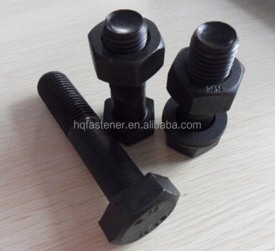 China Q235.35K Hebei M30 hex bolt and hex nut, big bolt and nut M54 for sale