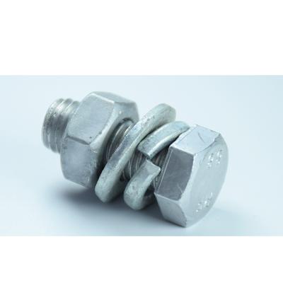 China Heavy Industry HDG DIN934 Hex Nut Hot Dip Galvanized Wholesale Price Hex Nuts for sale