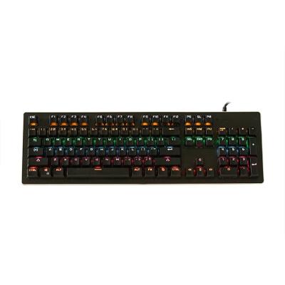 China Alumin Standard Professional Mechanical Gaming Keyboard Black Mechanical Keyboard for sale