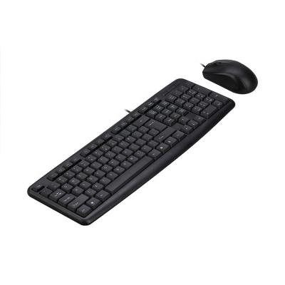 China Durable Standard Keyboard Computer Gaming Keyboard And Mouse With 107 Keys USB 2.0 Cable Mechanical Actions, New D5200-4 0.42kg CN; GUA for sale