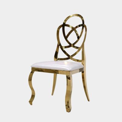 China (Height) High Fashion Banquet Chair Metal Hotel Chair Hotel Table VIP Adjustable White Wedding Chair for sale