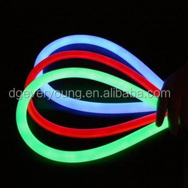 China SMD 2835 LED Flux Rope Light 2 Chian Neon Wires IP67 Waterproof For Christmas Party Wedding Holiday Decor Lighting for sale